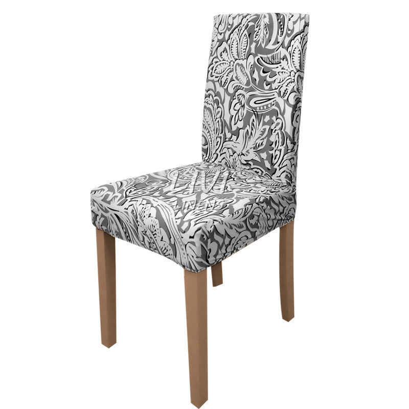 Printing Zebra Leopard Printing Spandex Stretch Dining Chair Cover Machine Washable Restaurant