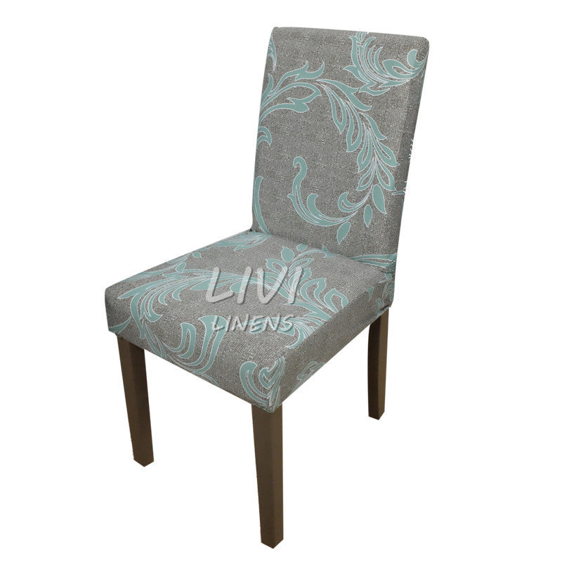 Printing Zebra Leopard Printing Spandex Stretch Dining Chair Cover Machine Washable Restaurant
