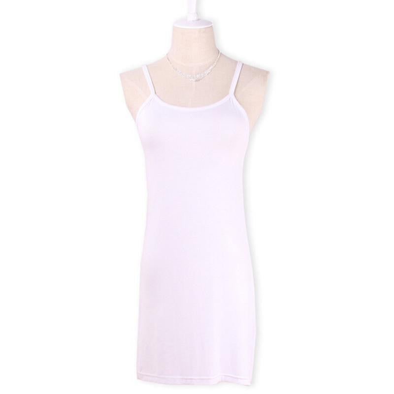 Women Stretchy Camisole Spaghetti Strap Long Tank Top Mini Wrap Blouse Casual Slip Vest Female