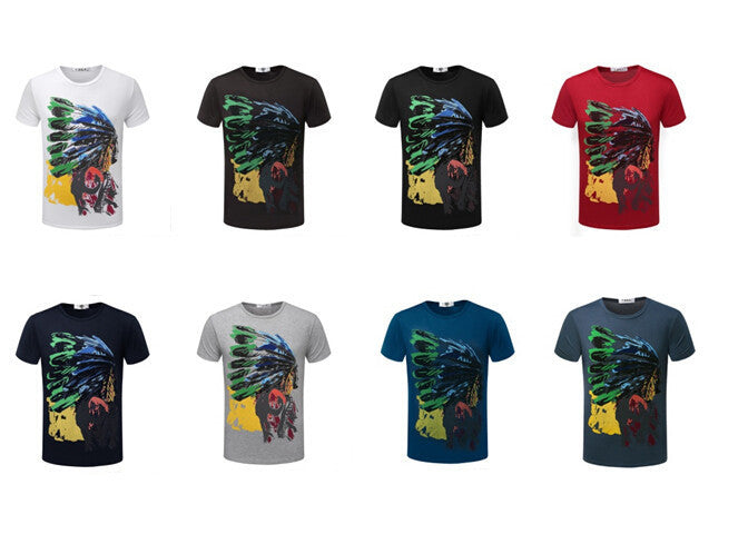 Online discount shop Australia - Fashion Brand New T shirt Men's Shorts Sleeve O-neck male Tops Tees Casual T-shirt For Man TX80-An-R1