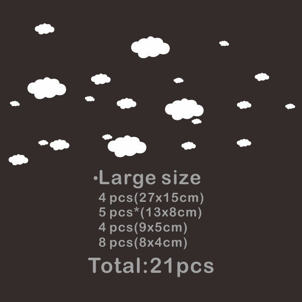 Online discount shop Australia - DIY Cloud Decal Sticker Vinyl Wall Art Nursery Kids room Decor Various Color