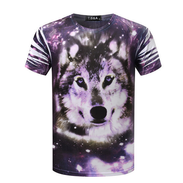 3D Computer Printing T-Shirt Men's T Shirt short sleeve O Neck Printed Shirts Fashion Knitted Tops Tees TX84-An-R1