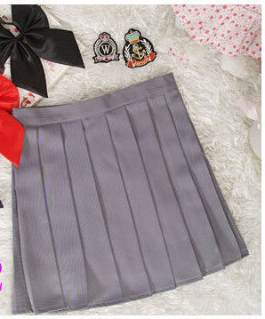 Online discount shop Australia - Midi Pleated Women Skirts High Waist Red A-Line Short Skirts Uniforms School Tartan Plaid Skirt Saias