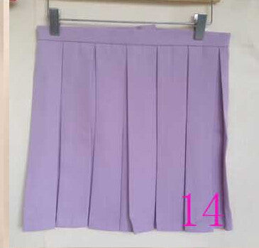 Online discount shop Australia - Midi Pleated Women Skirts High Waist Red A-Line Short Skirts Uniforms School Tartan Plaid Skirt Saias