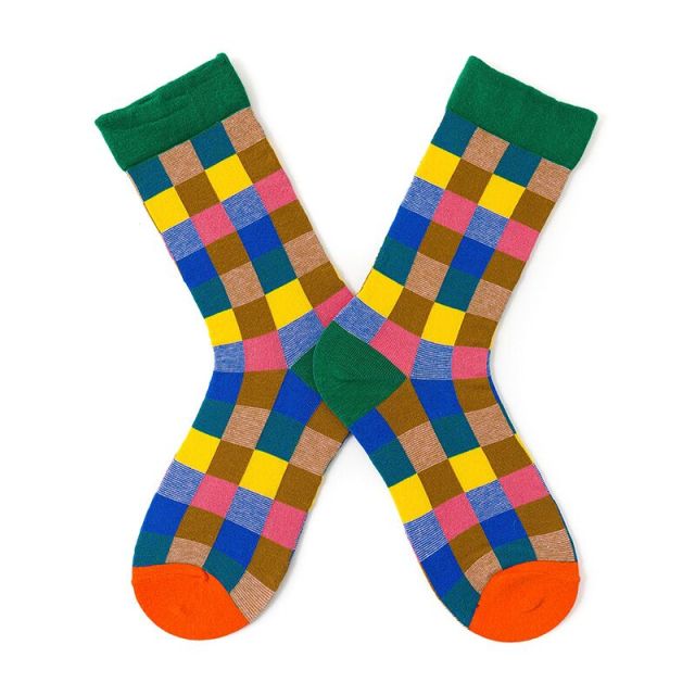 New Fashion Unisex Creative Harajuku Funny Socks Art Abstract Oil Painting Socks French Style Women Men Divertidos Crew Sokken