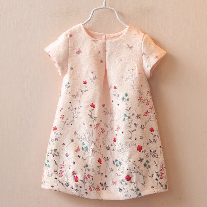 Girls Dress Kids Clothes Girls Party Dress Children Clothing Pink Princess Flower Girl Dresses