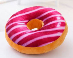 Online discount shop Australia - Funny Cartoon Donuts Pillow Plush Sweet Chocolates Sofa and Chair Back Cushions Car Mats Student Pillow Toy