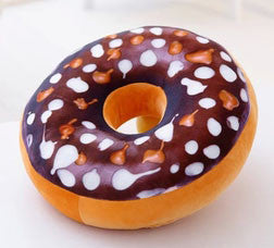 Online discount shop Australia - Funny Cartoon Donuts Pillow Plush Sweet Chocolates Sofa and Chair Back Cushions Car Mats Student Pillow Toy