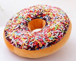 Online discount shop Australia - Funny Cartoon Donuts Pillow Plush Sweet Chocolates Sofa and Chair Back Cushions Car Mats Student Pillow Toy