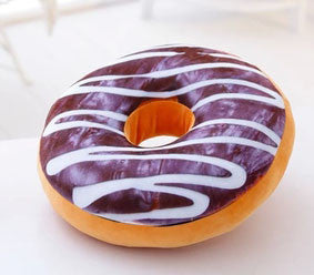 Online discount shop Australia - Funny Cartoon Donuts Pillow Plush Sweet Chocolates Sofa and Chair Back Cushions Car Mats Student Pillow Toy