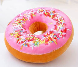 Online discount shop Australia - Funny Cartoon Donuts Pillow Plush Sweet Chocolates Sofa and Chair Back Cushions Car Mats Student Pillow Toy