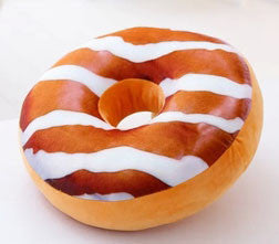 Online discount shop Australia - Funny Cartoon Donuts Pillow Plush Sweet Chocolates Sofa and Chair Back Cushions Car Mats Student Pillow Toy