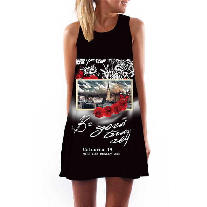 Online discount shop Australia - 2016 Summer Dress Women Print Vintage Hippie Women Beach Dress Dashiki Loose Boho Women Clothing Sundresses Vestidos