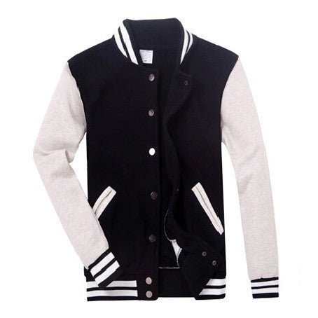 Online discount shop Australia - Baseball Jacket Men Sweatshirt College Sportswear Jackets Casual Slim Fit Jacket Mens Clothing 10 Colors
