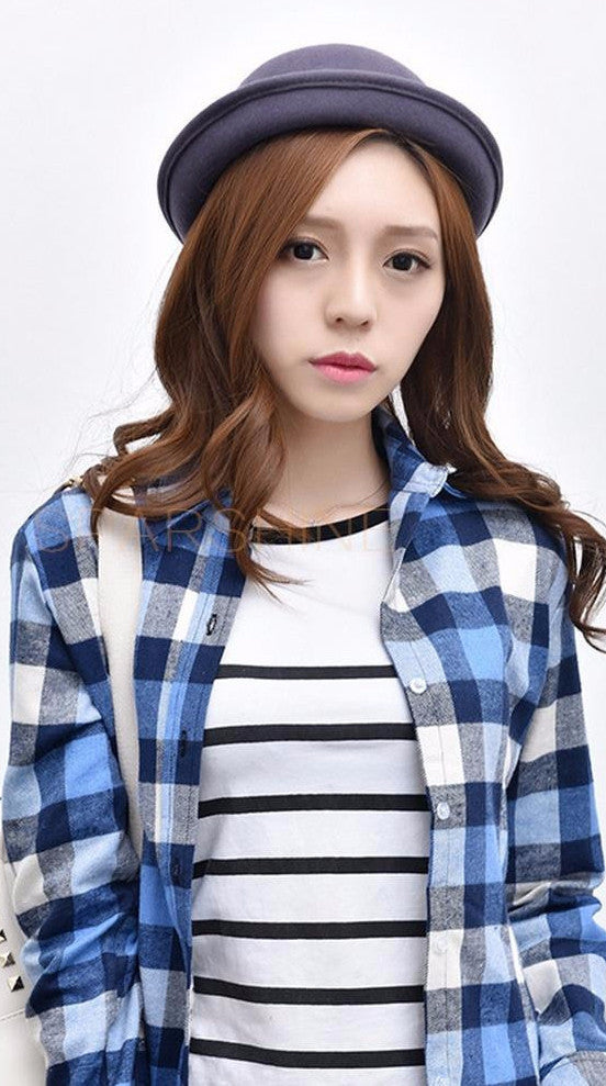 Fashion 22 Colors Girl's Plaid Flannel Shirt Female Long-Sleeved Shirts Ladies Large Size Women's Tops plus size