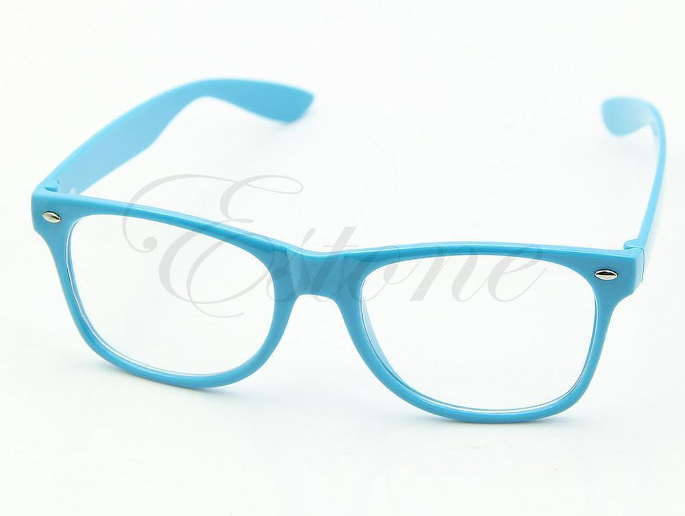 Online discount shop Australia - Fashion Glasses Cool Unisex Clear Lens Nerd Geek Glasses Eyewear For Men Women