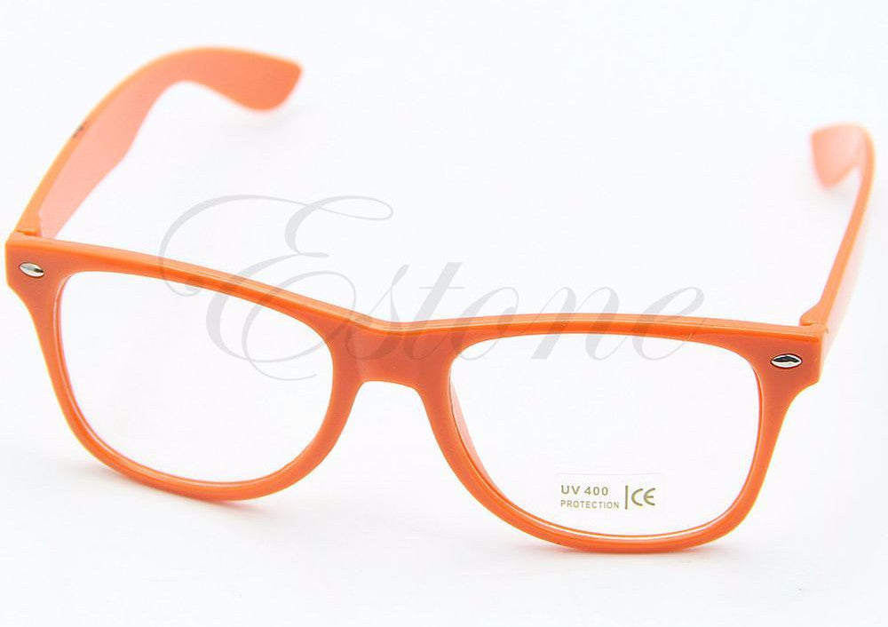 Online discount shop Australia - Fashion Glasses Cool Unisex Clear Lens Nerd Geek Glasses Eyewear For Men Women