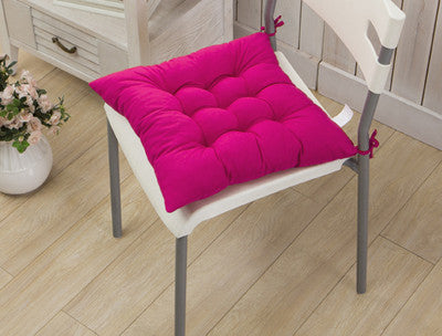 Online discount shop Australia - 11 Colors Solid Cushion Mat Cotton Chair Seat Pads With Cord 40*40CM For Patio Home Car Sofa Office Tatami Decoration