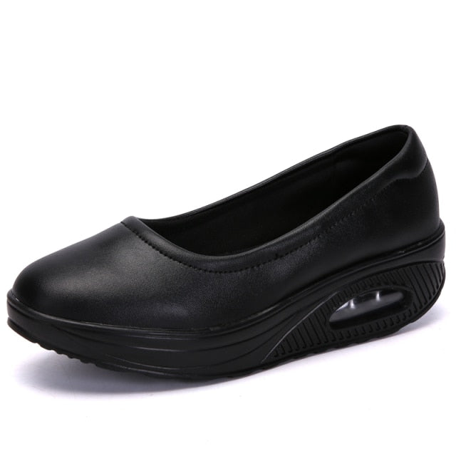 Women Flats Shoes Woman Loafers Sweet Shallow Comfortable Moccasins Slip-ons Platform Ballet Sneakers Ladies