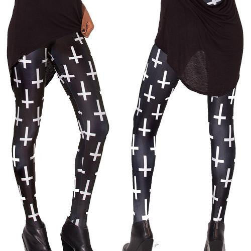 X-053 Pirate Punk Leggings Fitness Pants Digital Printing ADVENTURE TIME Attack Of The Unicorn Leggings For Women Casual