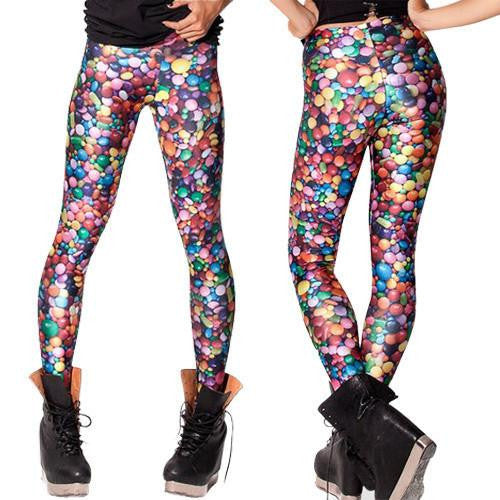 X-053 Pirate Punk Leggings Fitness Pants Digital Printing ADVENTURE TIME Attack Of The Unicorn Leggings For Women Casual