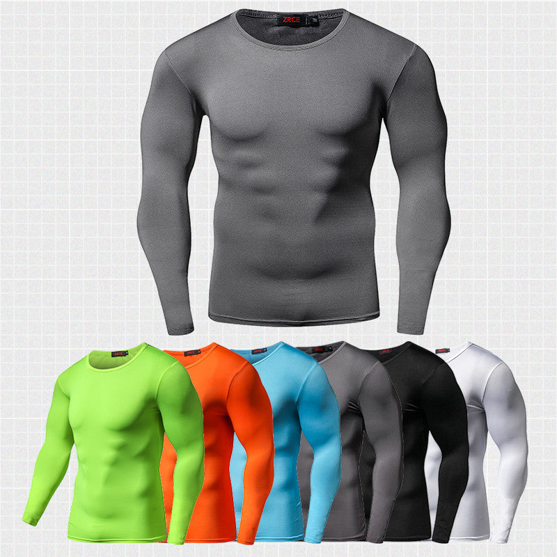 Online discount shop Australia - New Arrival Quick Dry Compression Shirt Long Sleeves Tshirt Plus Size Fitness Clothing Solid Colorquick Dry Bodybuild Crossfit