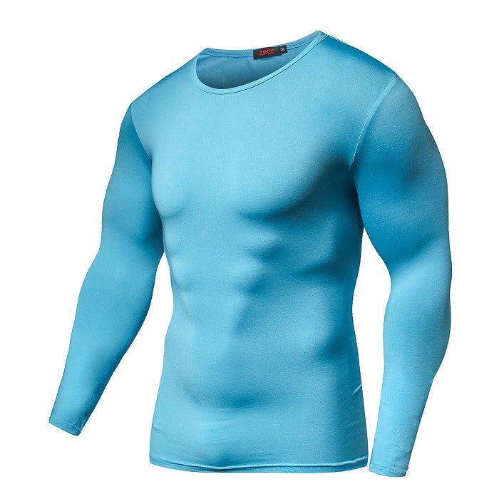Online discount shop Australia - New Arrival Quick Dry Compression Shirt Long Sleeves Tshirt Plus Size Fitness Clothing Solid Colorquick Dry Bodybuild Crossfit