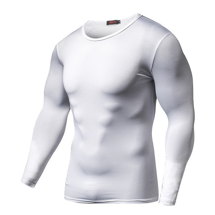 Online discount shop Australia - New Arrival Quick Dry Compression Shirt Long Sleeves Tshirt Plus Size Fitness Clothing Solid Colorquick Dry Bodybuild Crossfit
