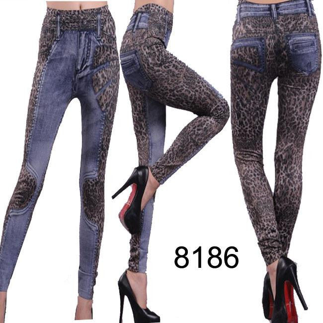 Women Imitate Denim jeggings women Denim jeans leggings Black and Blue color 20 style