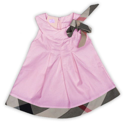 Online discount shop Australia - Girls dress new kids clothes plaid girl vestidos casual dress designer children clothing princess dresses