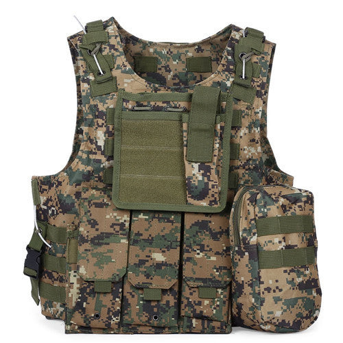 Online discount shop Australia - Camouflage Hunting Military Tactical Vest Wargame Body Molle Armor Hunting Vest CS Outdoor Equipment