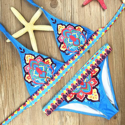 Bikini Set Woman Swimsuit Bandage Swimwear Soft Swimsuits Bathing Suit Crochet Bikinis B060