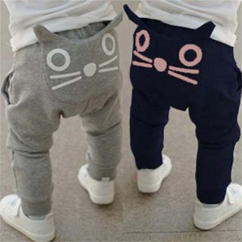 Online discount shop Australia - kids clothing boys girls harem pants cotton owl trousers baby pants