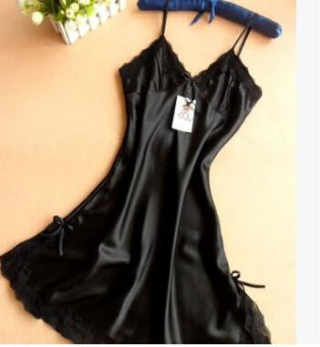 sexy night dress women silk slips ladies lace slip sleepwear