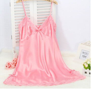 sexy night dress women silk slips ladies lace slip sleepwear