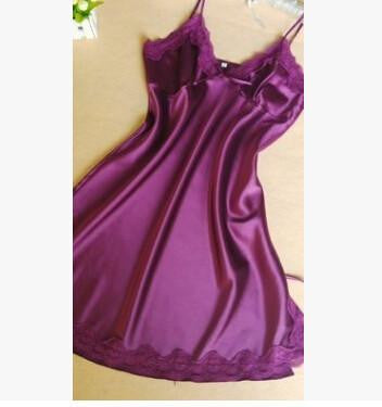 sexy night dress women silk slips ladies lace slip sleepwear