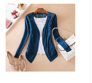 Online discount shop Australia - 21Color New Style  Fashion Jacket Girl Women's Lace Sweet Crochet Knit Blouse Cardigan Outerwear Coat