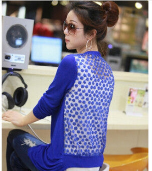 Online discount shop Australia - 21Color New Style  Fashion Jacket Girl Women's Lace Sweet Crochet Knit Blouse Cardigan Outerwear Coat