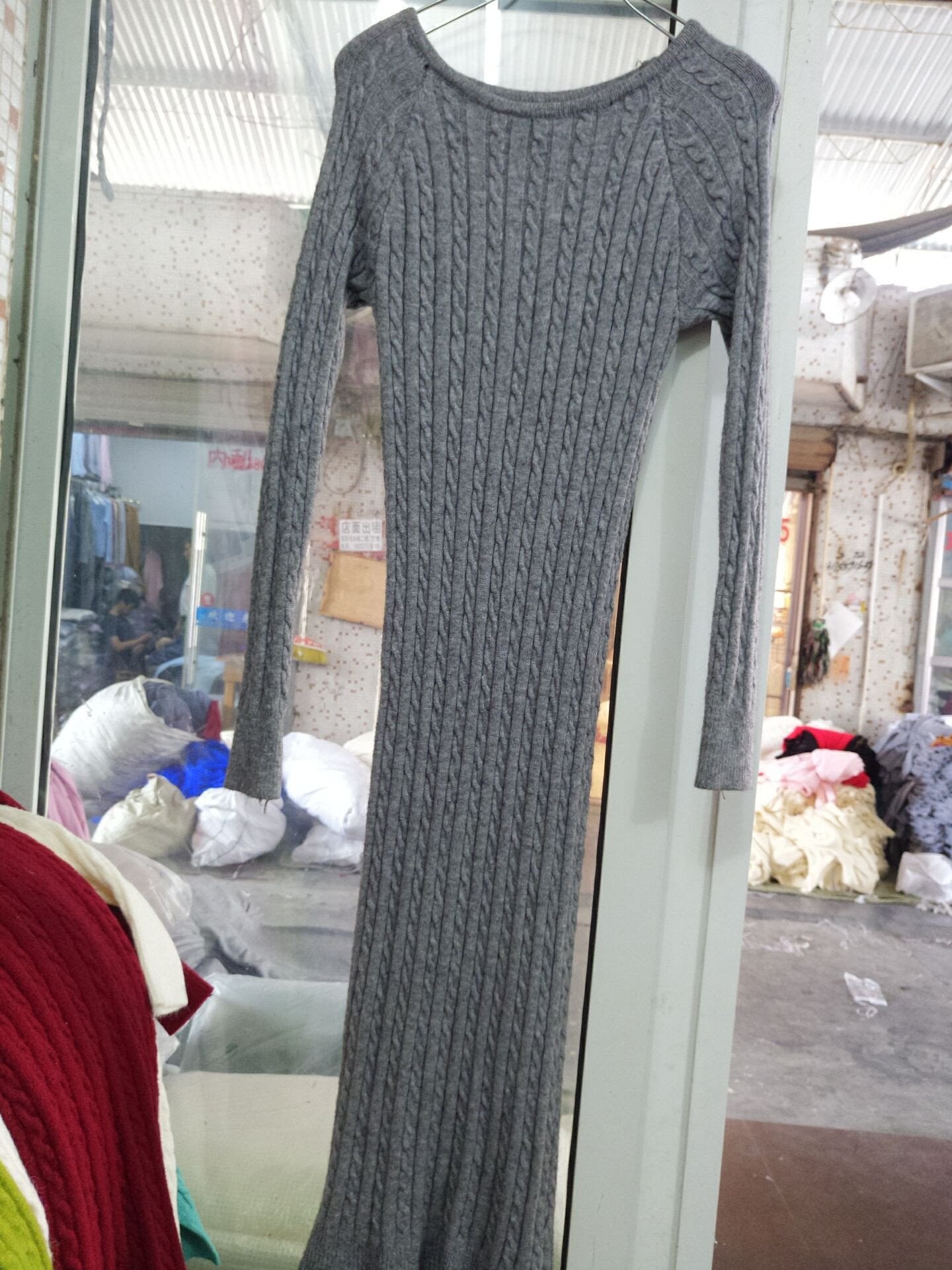 Twist Women long sweater Autumn Dress sexy slim Bodycon Dresses Elastic Skinny Split Brief Knitted Dress vestidos