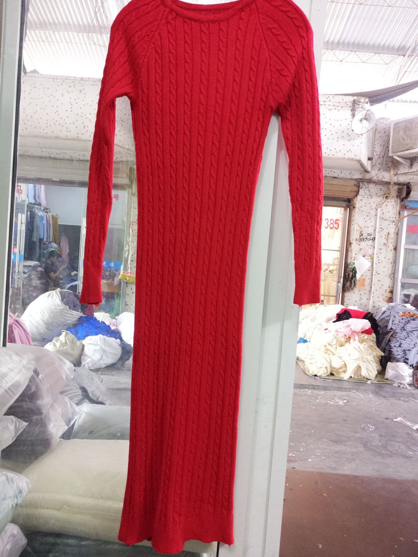 Twist Women long sweater Autumn Dress sexy slim Bodycon Dresses Elastic Skinny Split Brief Knitted Dress vestidos