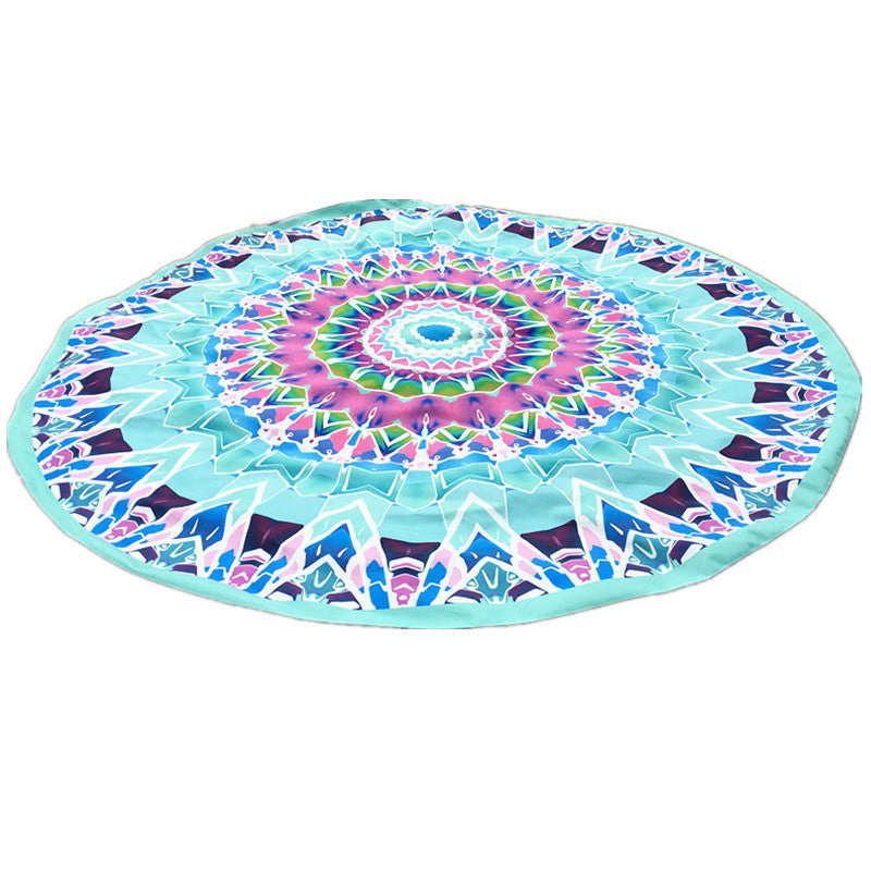 Round Mandala Indian Hippie Boho Tapestry Beach Picnic Throw Towel Mat Blanket