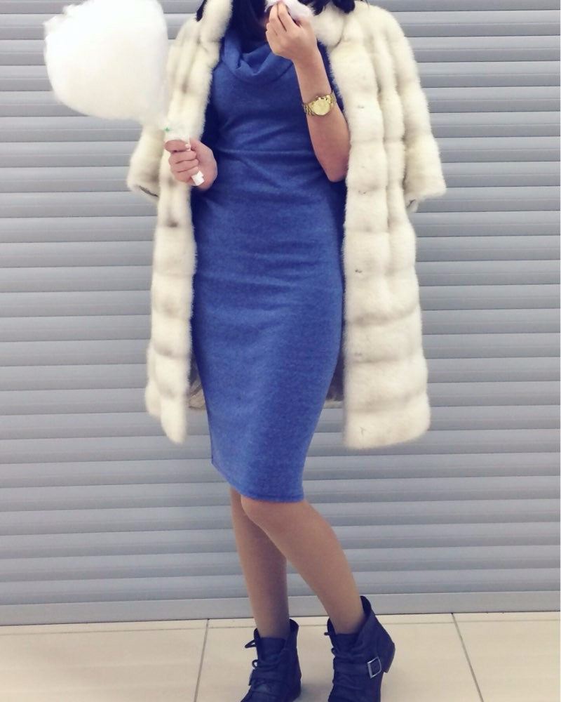 Online discount shop Australia - Autumn Winter Dress Women Vestidos Large Size Velvet Dresses Ukraine Warm Dresses For Women Clothes Office Women's Dress 2017