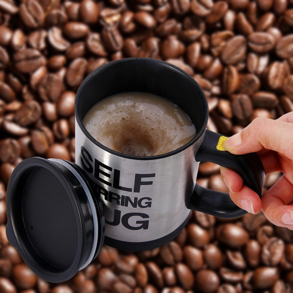 Online discount shop Australia - 400Ml Mug Automatic Electric Lazy Self Stirring Mug Automatic Coffee Cup Milk Mixing Self Stirring Coffee Cup Stainless Steel