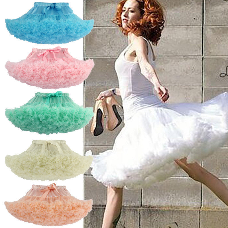 Online discount shop Australia - Fashion Skirt Women Pettiskirt Tutu Teenage Girl Adult Women Tutu Petticoat Dance Wear Party Skirt 15 Colors