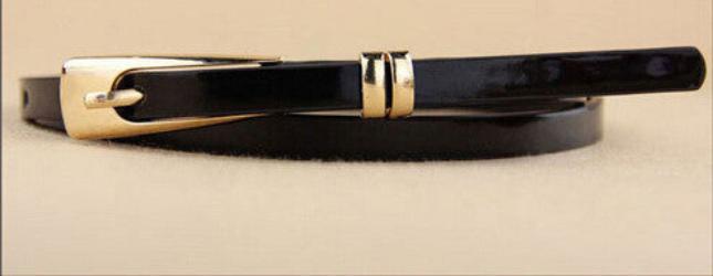 Online discount shop Australia - Fashion Skinny Neon Metal Buckle Brand Female Leather Thin Belt Woman Waistband Girdle Cummerbunds Waist Belts for Women ZL190