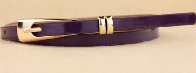 Online discount shop Australia - Fashion Skinny Neon Metal Buckle Brand Female Leather Thin Belt Woman Waistband Girdle Cummerbunds Waist Belts for Women ZL190