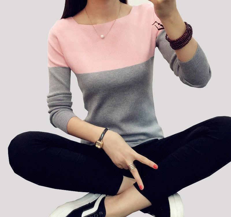 Online discount shop Australia - Knitting Patterns Womens Pullover Women Slim Long Sleeve