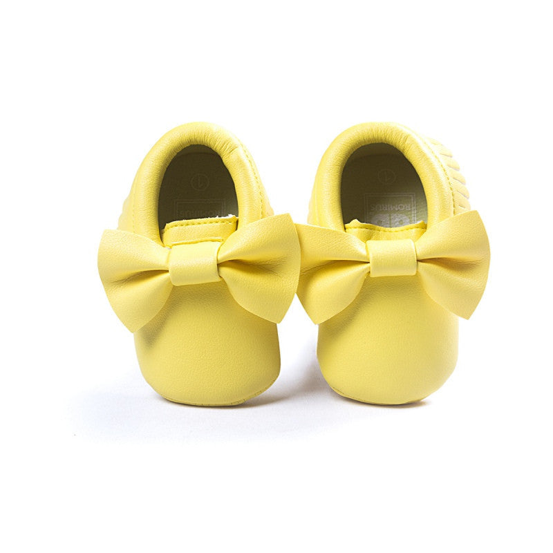 Tassels Baby Moccasin born Babies Shoes Soft Bottom PU leather Prewalkers Boots SL01