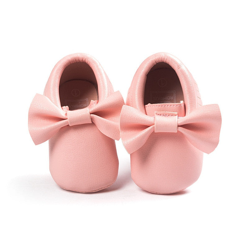 Tassels Baby Moccasin born Babies Shoes Soft Bottom PU leather Prewalkers Boots SL01
