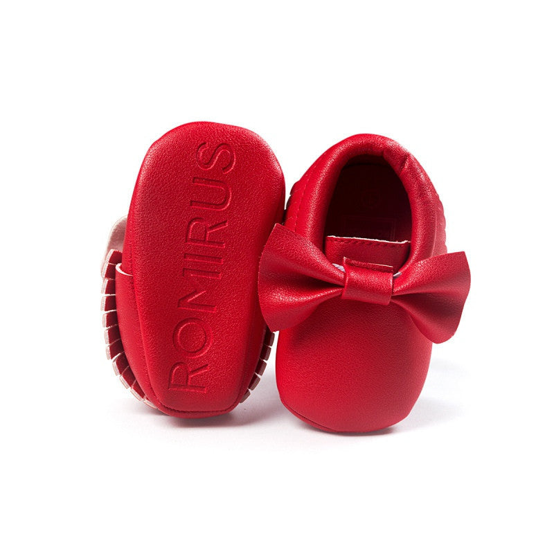 Tassels Baby Moccasin born Babies Shoes Soft Bottom PU leather Prewalkers Boots SL01